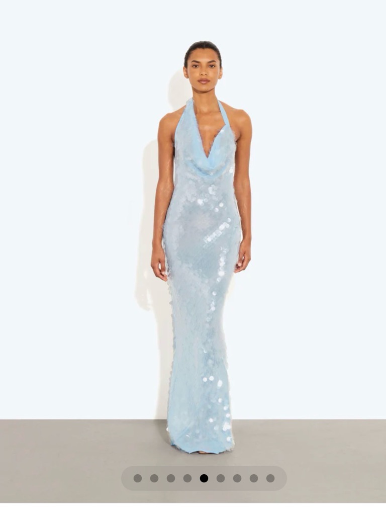 Rat & Boa Anais - Sequin Blue Dress - Size Small